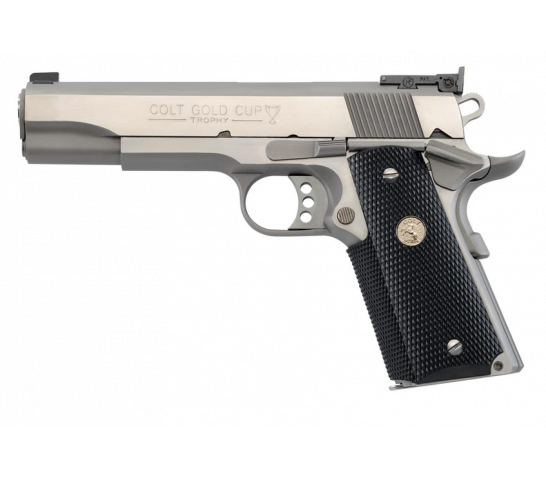 Colt Gold Cup Trophy .45 ACP 5" Stainless with Black Rubber Grips O5070X