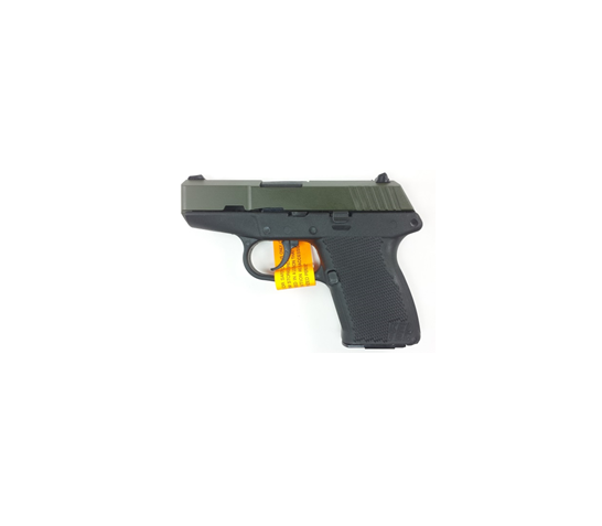 Kel-Tec P-11 9mm Green Slide Black Frame