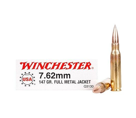 Winchester USA 7.62 Nato 147g FMJ Ammunition 20rds – Q3130