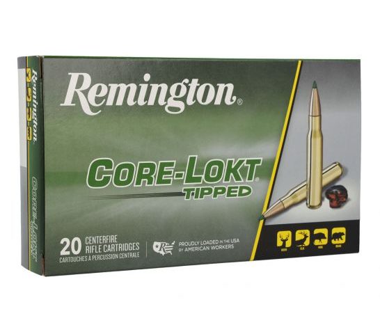 Remington 180 gr Core Lokt Tipped 30-06 Springfield Ammunition, 20 Rounds – 29037