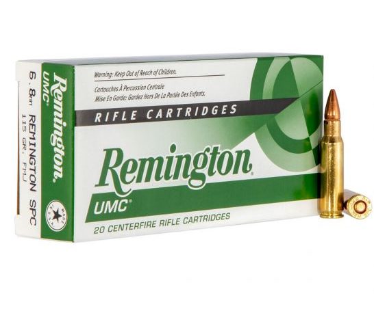 Remington UMC 6.8 SPC 115gr MC Ammunition 20rds – L68R2