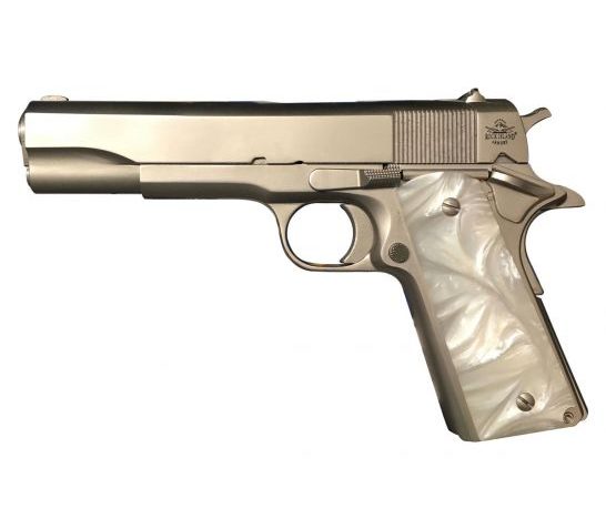 Rock Island Armory GI Standard 1911 California Compliant .45 ACP Pistol, Mother of Pearl – 56418