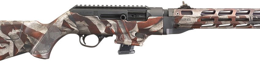 Ruger PC Carbine 9mm, 16" Barrel, M-LOK, American Flag, 10rd