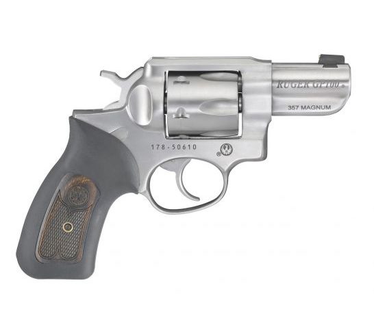 Ruger GP100 2.5" .357 Magnum Revolver, Satin Stainless – 1763