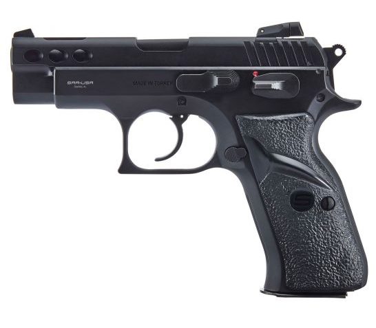 SAR USA P8S Compact 9mm Pistol, Blk – P8SBL