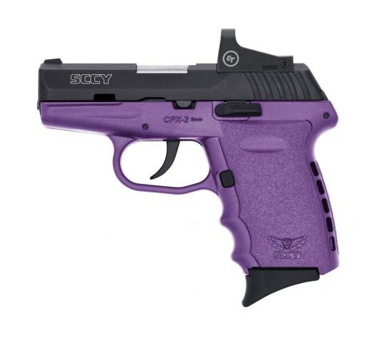 SCCY CPX-2RD 9mm Pistol, Purple/Black – CPX-2CBPURDE