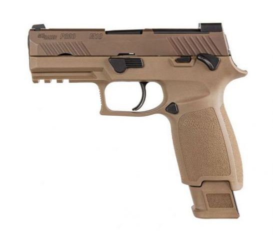 Sig Sauer P320 M18 Carry 9mm 3.9" Pistol, Coyote Tan – 320CA-9-M18-MS-2M
