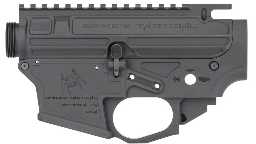 Spike's Tactical AR9 Receiver Set, Uses Glock Mags, Black