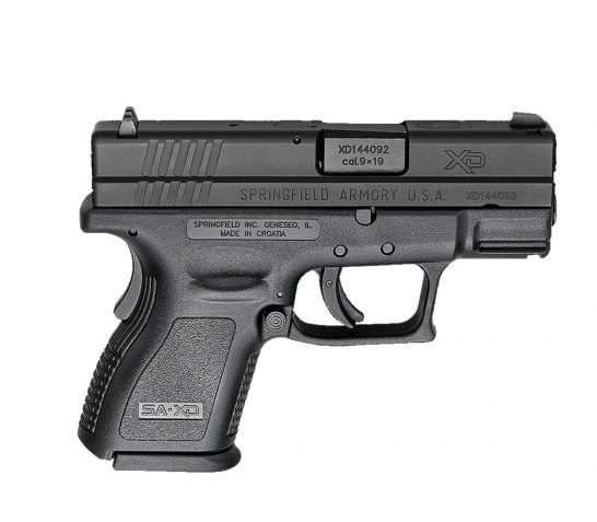 Springfield XD Defenders Series 9mm 3" Pistol, Black – XDD9801HC