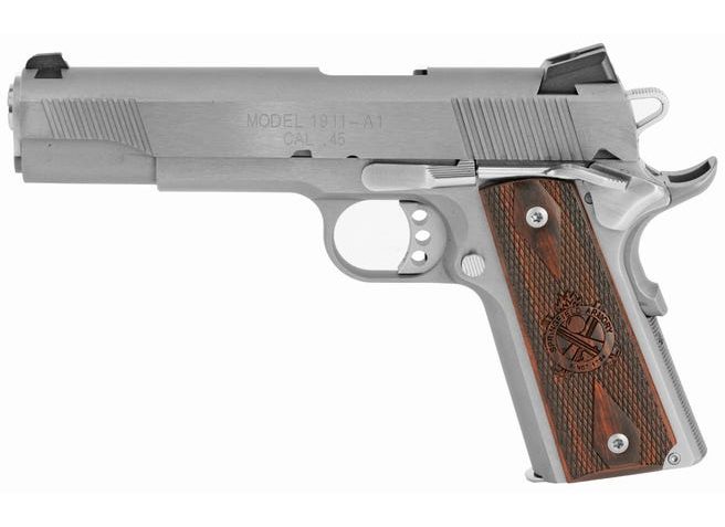 Springfield 1911 Loaded Stainless .45ACP 5-inch 7-Rounds CA Model