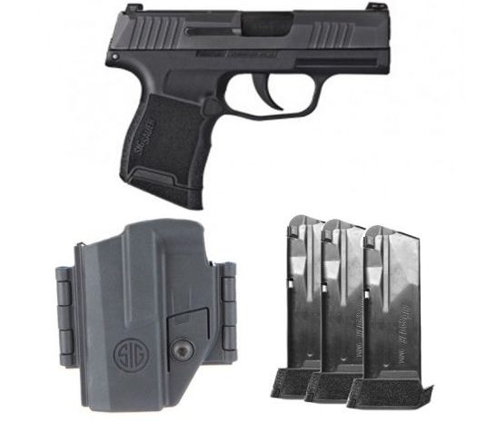 Sig Sauer P365 TACPAC 9mm Pistol, Night Sights – 365-9-BXR3-TACPAC
