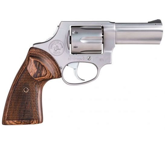 Taurus 856 Executive Grade 3" 38 Special Revolver, Satin Stainless – 2-856EX39CH