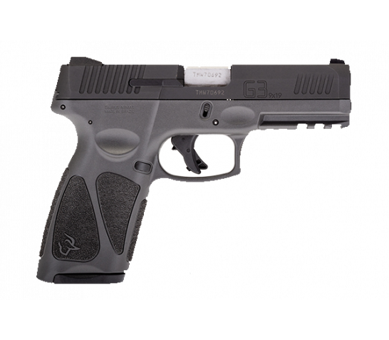 Taurus G3 Full Size 9mm Pistol 4" 15 rd, Gray – 1-G3B941G-15