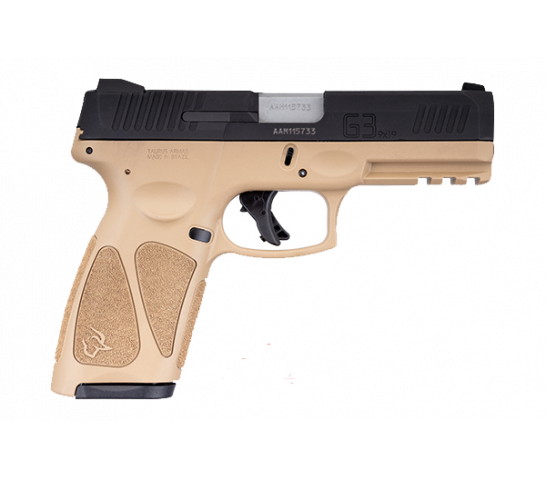 Taurus G3 Full Size 9mm Pistol 4" 15 Rd, Tan/Black – 1-G3B941T-15
