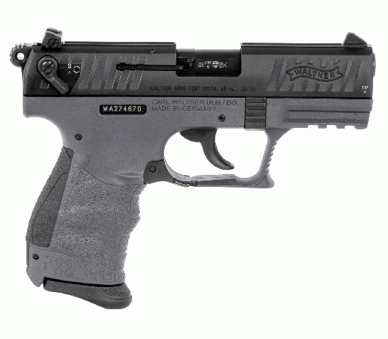Walther P22 CA 22 lr Pistol 3.42", Tungsten Gray – 5120365