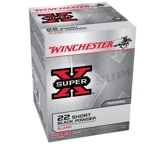 Winchester Super X Blank .22 Short Smoke and Noise Ammunition, 50 Rounds – X22SBW