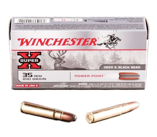 Winchester .35 Remington 200 Grain Super-X Centerfire Rifle Ammunition, 20rds – X35R1