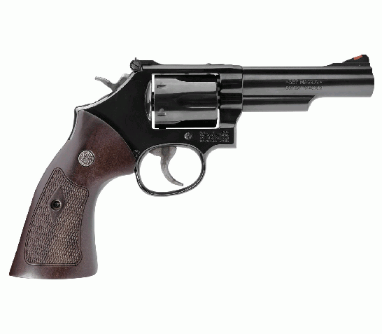 Smith & Wesson 12040 19 Classic 357 Mag 6rd 4.25" Blued Blued Carbon Steel Custom Wood Grip