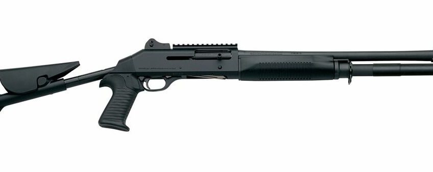 Benelli M4 Tactical Shotgun 12 Ga 7 RD 18.5" Shotgun w/ Collapsible Stock & Ghost Ring Sights