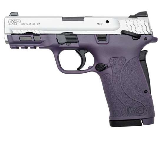 Smith and Wesson M&P380 Shield EZ Purple/Stainless .380 ACP 3.7" Barrel 8-Rounds MS