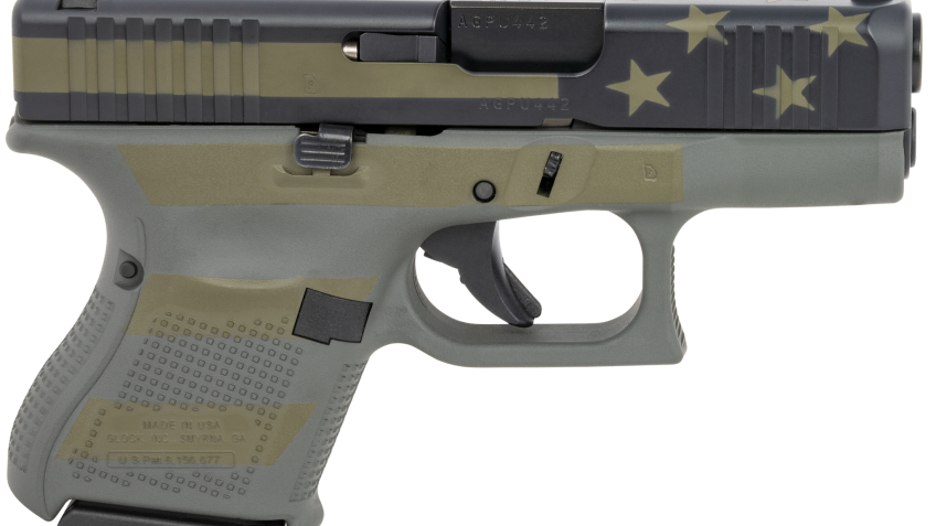 Glock 26 Gen5 Gray American Flag 9mm 3.43" Barrel 10-Rounds
