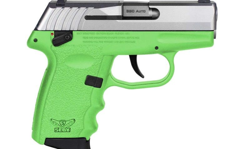 Sccy Industries Cpx-4, 380 ACP 2.96" 10rd Lime Sccy Cpx-4ttlg Tt Slide Grp Sft