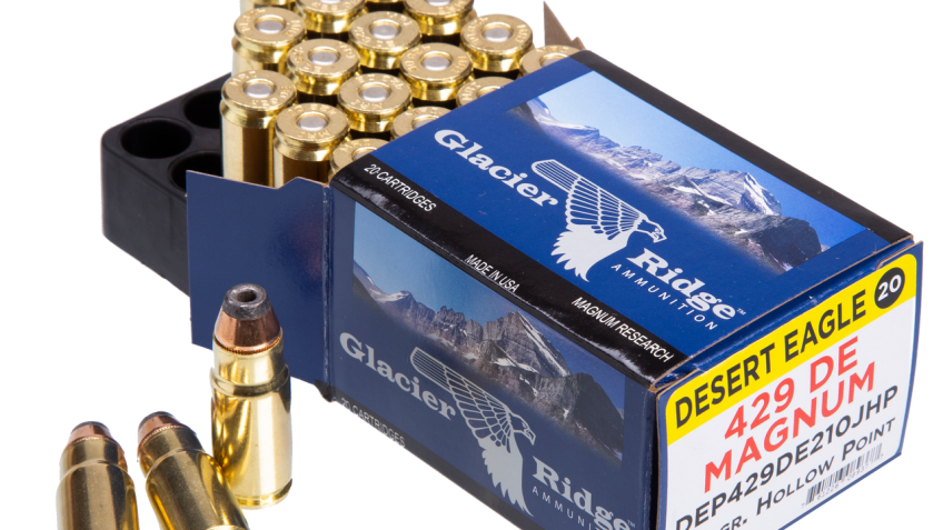 Magnum Research Glacier Ridge .429 DE Ammunition 20Rds JHP 210-Grain 1750fps