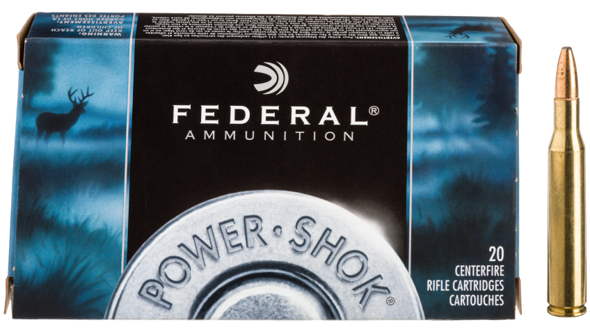 Federal Premium Power-Shok Centerfire Rifle Ammo – 7mm Remington Magnum – 175 Grain