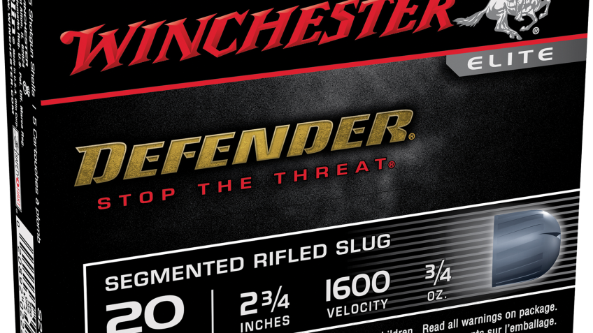 Winchester PDX1 Defender Segmented Rifled Slug Shotshells – 20 Gauge – Slug – 5 Rounds