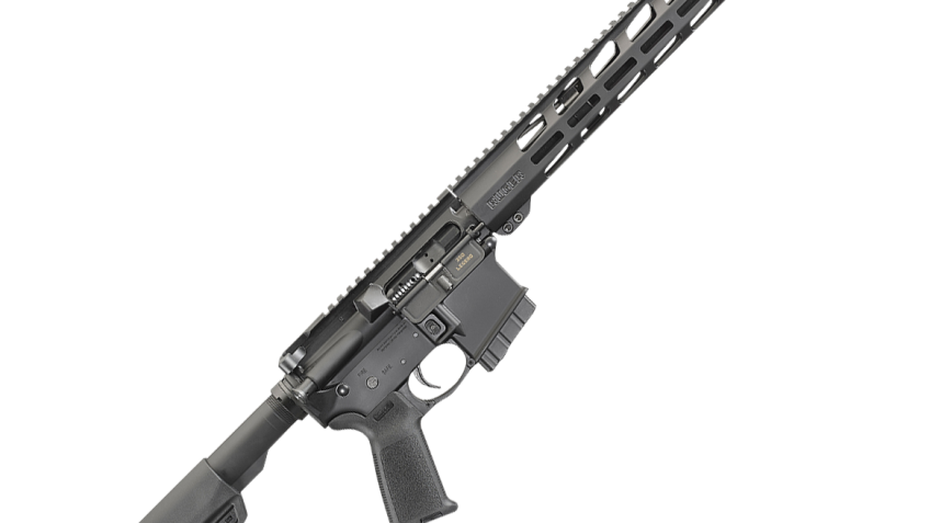 Ruger AR-556 MPR Semi-Auto Rifle with Magpul Grip and Buttstock