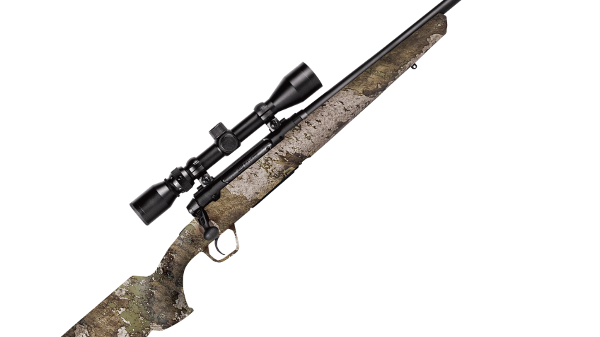 Savage Axis XP Bolt-Action Rifle in TrueTimber Strata – .300 AAC Blackout