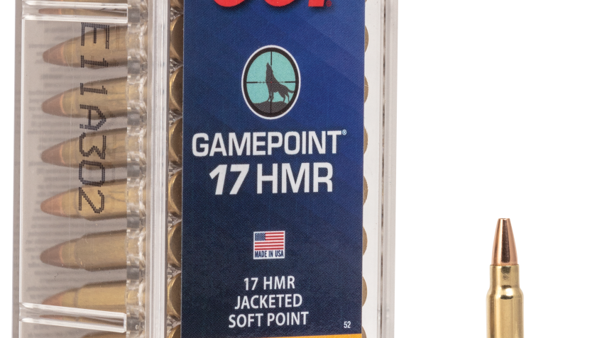 CCI Gamepoint Rimfire Ammo – .17 Hornady Magnum Rimfire – 20 Grain