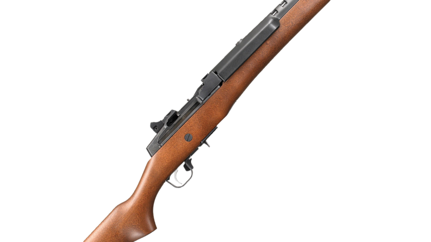 Ruger Mini-14 Ranch Rifle Semi-Auto Rifle with Wood Stock – .223 Remington/5.56 NATO – 5 + 1