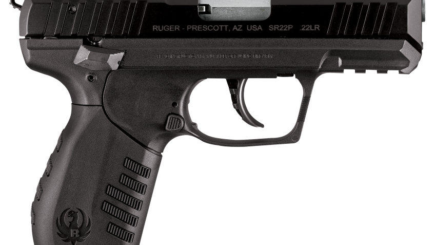 Ruger SR22 Semi-Auto Rimfire Pistol – Black/Black – 3.5”