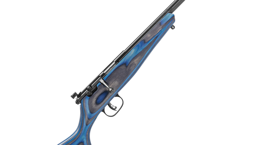Savage Arms Rascal Minimalist Rimfire Rifle – Laminate Sky Blue