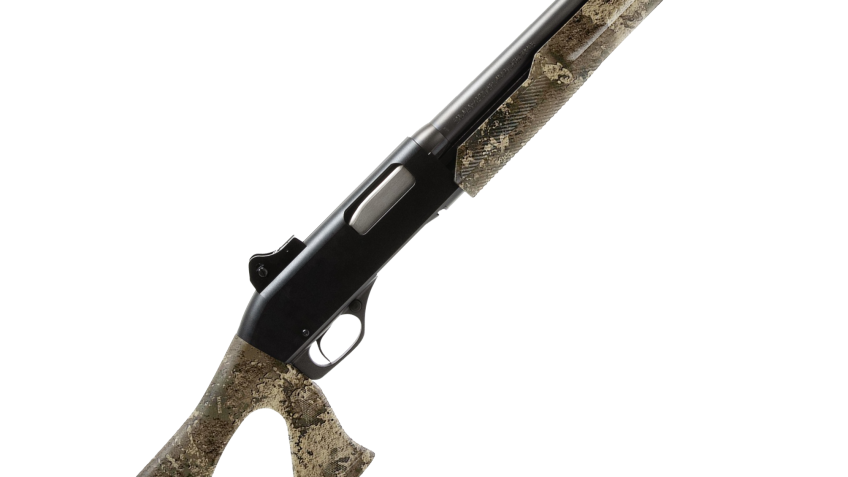 Savage Stevens 320 Security Thumbhole Pump-Action Shotgun with Ghost Ring Sights – 20 Gauge