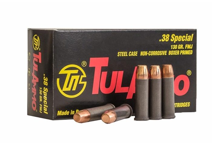 STEEL CASE 38 SPECIAL AMMO – 105-000-987WB 38 SPECIAL 130GR FULL METAL JACKET 50/BOX