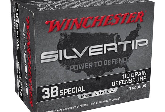SILVERTIP™ 38 SPECIAL AMMO – 105-004-185WB 38 SPECIAL 110GR DEFENSE JACKETED HOLLOW POINT 200/CASE