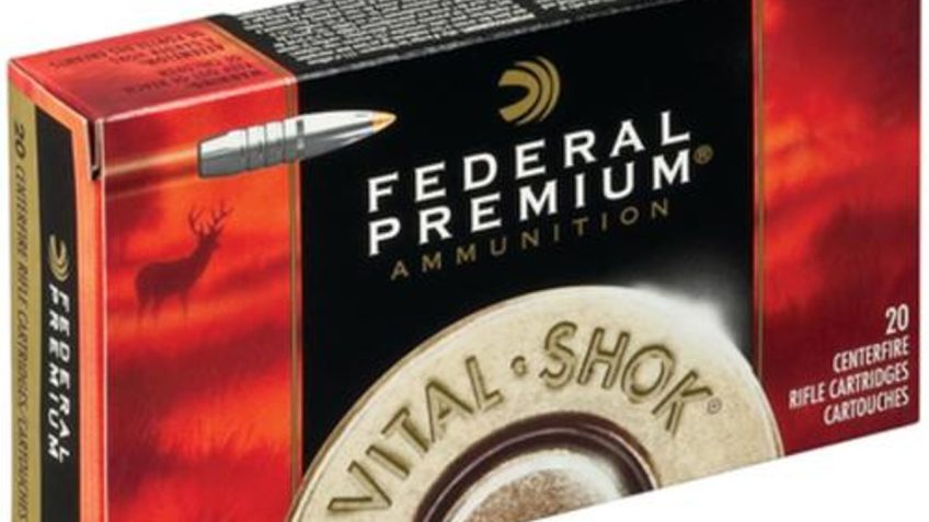 Federal Premium VITAL-SHOK 6mm 100 Grain Nosler Partition Centerfire Rifle Ammo, 20 Rounds, P6C