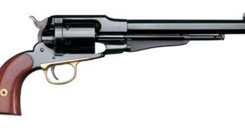 Uberti 1858 Army Conversion .45 Colt 8″ Bbl Blue Steel Frame & B/S Brass T/G 6rd Revolver 341001