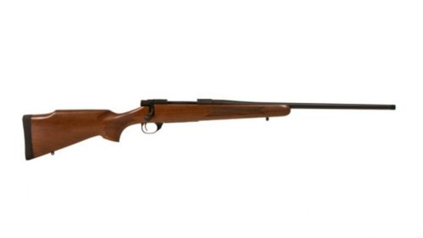 Howa M1500 Hunter 6.5mm Grendel Rifle 22" Barrel, 3+1 Rounds, Blue/Black, Wood, Walnut Stock