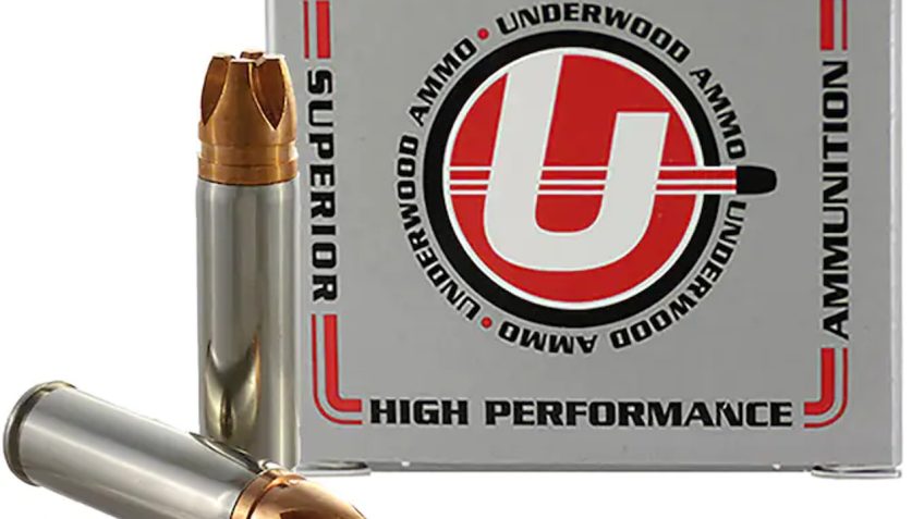 Underwood Ammo .500 S&W Magnum 420 Grain Solid Monolithic Nickel Plated Brass Cased Pistol Ammo, 20 Rounds, 347
