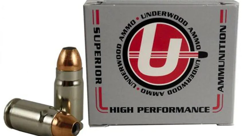 Underwood Ammo .357 Sig 124 Grain Jacketed Hollow Point Nickel Plated Brass Cased Pistol Ammo, 20 Rounds, 147