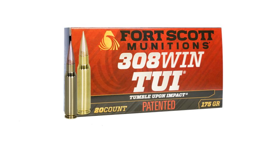 Fort Scott Munitions .308 SCSR 175 Grain CNC Machined Copper Brass Rifle Ammo, 20 Rounds, 308-175-SCV