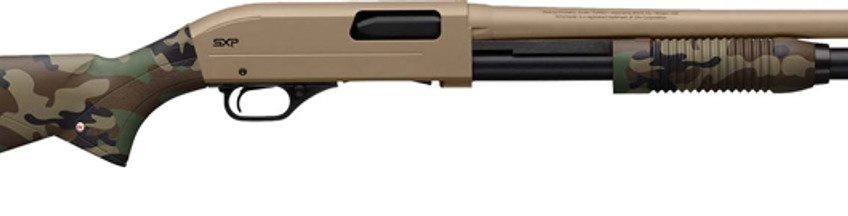 Winchester Sxp Defender 12ga 18" 5rd Hybrid/woodland 3"