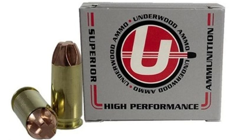 Underwood Ammo .460 Rowland 200 Grain Solid Monolithic Brass Cased Pistol Ammo, 20 Rounds, 827