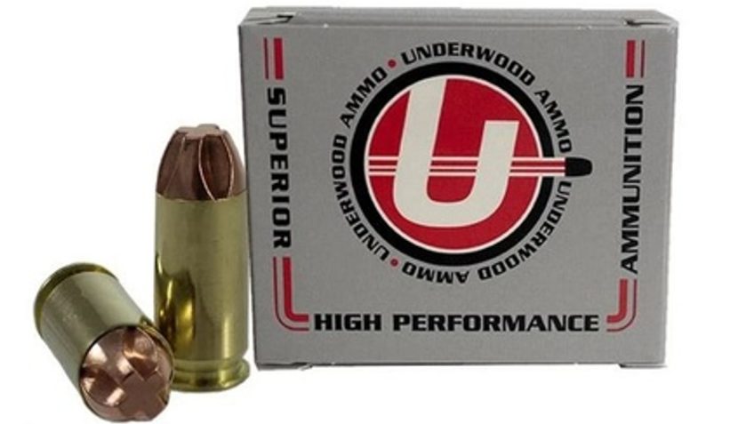 Underwood Ammo .41 Remington Magnum 230 Grain Coated Hard Cast Nickel Plated Brass Cased Pistol Ammo, 20 Rounds, 745