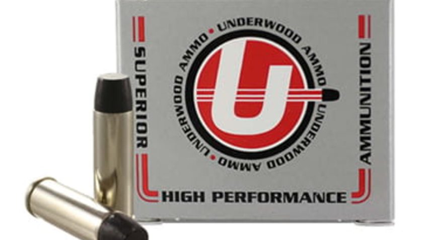 Underwood Ammo .454 Casull 325 Grain Coated Hard Cast Nickel Plated Brass Cased Pistol Ammo, 20 Rounds, 739