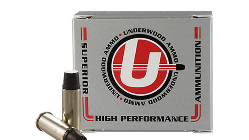 Underwood Ammo .44 Special 255 Grain Coated Hard Cast Nickel Plated Brass Cased Pistol Ammo, 20 Rounds, 737