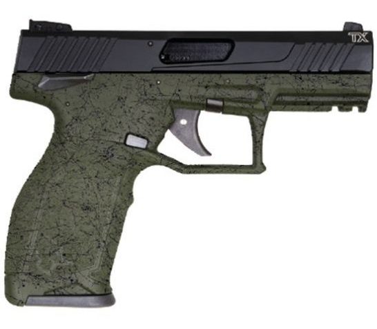 Taurus TX22 22LR 4″ Green Splatter Black/Bk Pistol w/(2)10rd Mags 1-TX22141SP2-10
